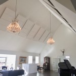 Akustik loft løsning. deckensegel lydflåder_