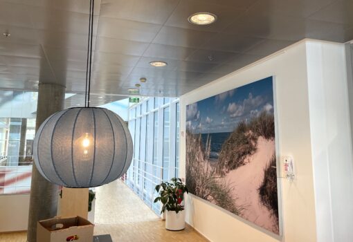 Decodemp Cipoff 61 mm alu ramme med udskifteligt motiv. Akustik klasse A 1,0 aW. lydæmpende billeder 1